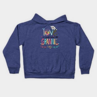 Love Being Called Grannie Happy Mother's Day Kids Hoodie